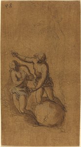 El bautismo de Cristo de Jacopo Palma il Giovane