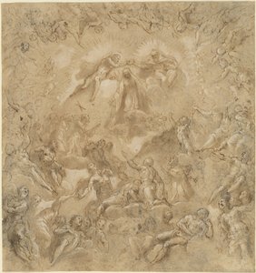 La coronación de la Virgen de Jacopo Palma il Giovane