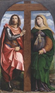 Exaltación de la Cruz. Santos Constantino el Grande y Helena, 1520-1522