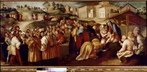Adoración de los Magos de Jacopo Pontormo