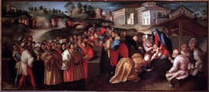 Adoración de los Magos de Jacopo Pontormo