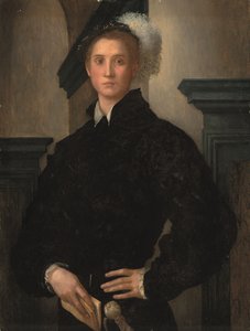 Retrato de Cosme I de Médicis (1519-74) (óleo (u óleo y temple) sobre tabla)