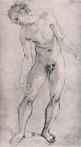 Estudio de una figura masculina para el retablo 