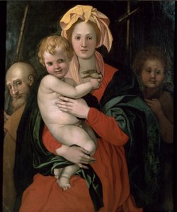La Sagrada Familia con San Juan, después de 1522 de Jacopo Pontormo