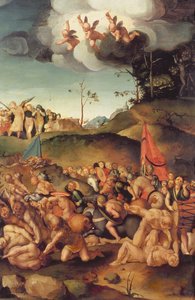 El martirio de los diez mil, 1529-30 de Jacopo Pontormo