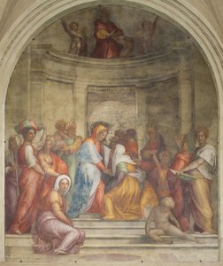 La Visitación de Jacopo Pontormo