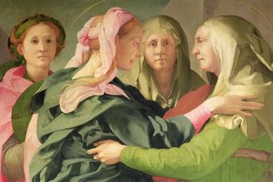 La Visitación (detalle)