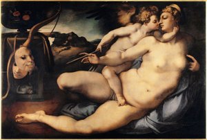 Venus y Cupido de Jacopo Pontormo