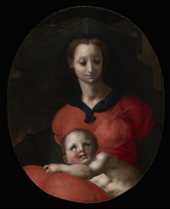 Virgen y Niño, conocida como la Madonna del Libro de Jacopo Pontormo