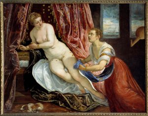 Dánae de Jacopo Robusti Tintoretto