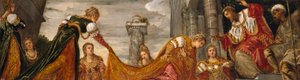 Ester ante Asuero, 1552-55 de Jacopo Robusti Tintoretto