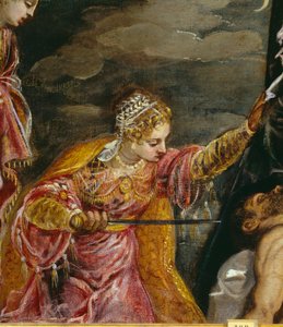 Judith y Holofernes (detalle)