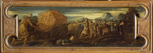 El Rey David llevando el Arca de la Alianza a Jerusalén de Jacopo Robusti Tintoretto
