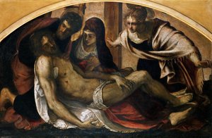 Piedad, 1563 de Jacopo Robusti Tintoretto