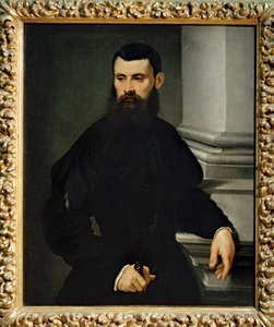 Retrato de hombre - Retrato masculino ... de Jacopo Robusti Tintoretto