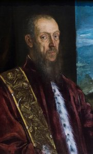 Retrato de Vincenzo Morosini, c.1575-80 (óleo sobre lienzo) de Jacopo Robusti Tintoretto