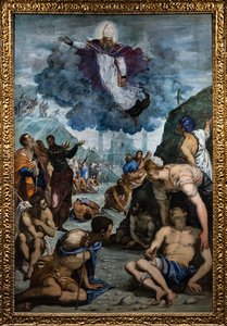 San Agustín cura a los cojos de Jacopo Robusti Tintoretto
