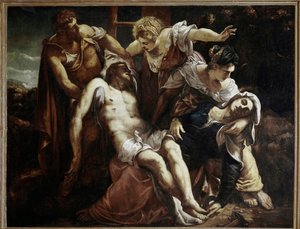 La deposición de Cristo de Jacopo Robusti Tintoretto