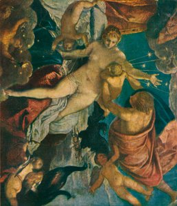 El origen de la Vía Láctea de Jacopo Robusti Tintoretto