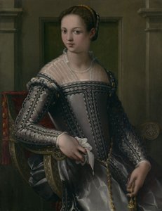 Retrato de una mujer de Jacopo Zucchi