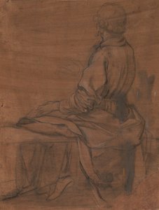 Hombre sentado visto desde atrás de Jacopo da Empoli