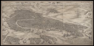 Vista de Venecia, 1500 de Jacopo de Barbari
