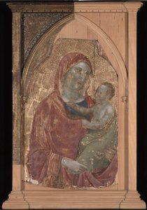Virgen y niña de Jacopo del Casentino