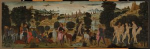 Diana y Acteón de Jacopo del Sellaio