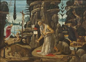 San Jerónimo penitente de Jacopo del Sellaio