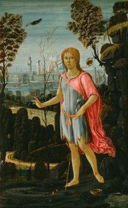 San Juan Bautista, c. 1480 de Jacopo del Sellaio