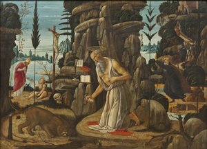 El penitente San Jerónimo de Jacopo del Sellaio