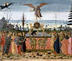 El Triunfo del Tiempo, 1480-1490 de Jacopo del Sellaio
