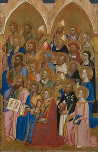 Santos adoradores del retablo de San Pier Maggiore, 1371