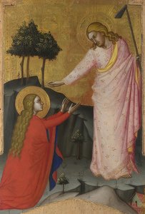 Noli me Tangere. Alrededor de 1368-70 de Jacopo di Cione