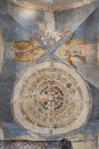 Bóveda con la imagen circular de Florencia como la nueva Jerusalén Celestial (fresco)