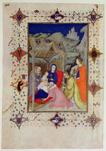 MS 11060-11061 Horas de Notre Dame: Sexta, Adoración de los Magos, del 