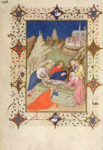 MS 66060-66061 Horas de la Cruz: Completas, El Entierro de Jacquemart de Hesdin