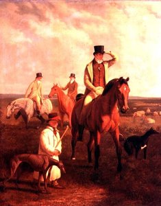 Lord Rivers cazando de Jacques Laurent Agasse