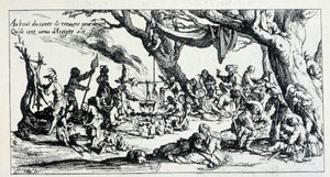 De la grabado de J. Callot de Jacques (after) Callot