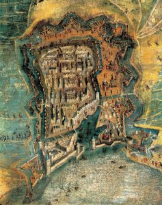 Sitio de La Rochelle de Jacques (after) Callot