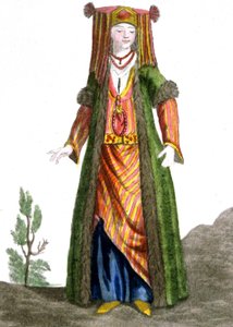 Mujer armenia de Jacques (after) Grasset de Saint Sauveur
