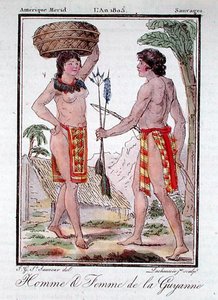 Indios de la Guayana Francesa, de 