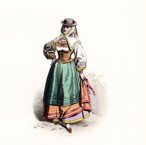 Mujer de Salamanca, España