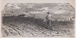 El sembrador, ca. 1852 de Jacques Adrien Lavieille