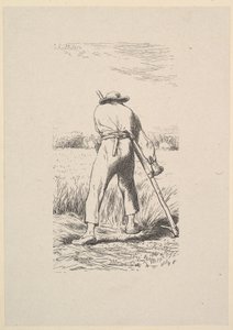 El segador de trigo, 1853 de Jacques Adrien Lavieille