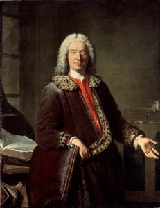 Retrato del poeta y trágico Prosper Jolyot de Crébillon, 1746 de Jacques Andre Joseph Camelot Aved