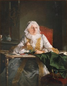 Retrato de Madame Crozat de Jacques Andre Joseph Camelot Aved