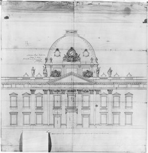 Diseño para la Ecole Militaire en París, 1769