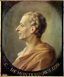Retrato del filósofo y pensador político francés Charles de Secondat, Barón de la Brède y de Montesquieu (1689-1755) Retrato de Jacques Antoine Dassier (1715-1759) alrededor de 1728. Dim. 0.63 X 0.52 m. Versalles. Museo del Castillo de Jacques Antoine (after) Dassier