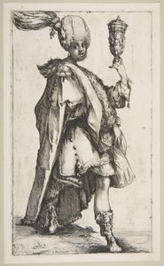 Baltasar, de la serie de los Tres Magos, 1595-1616 de Jacques Bellange